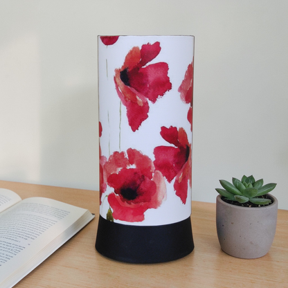 A-22 Scarlet Poppy Glow Table Lamp