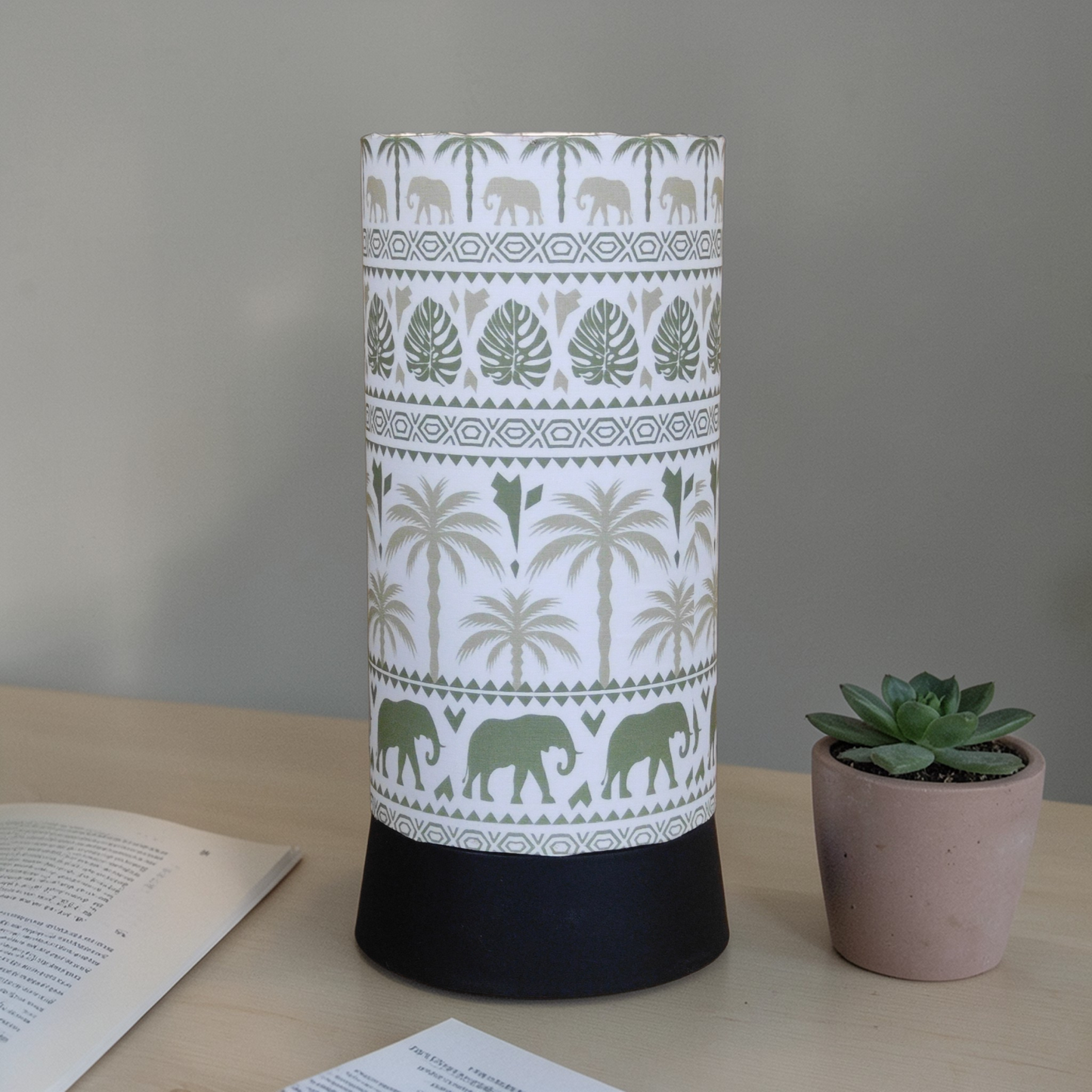A-4 Elephant Oasis Table Lamp