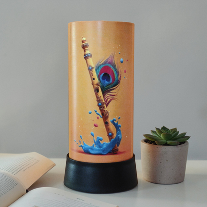 RK-4 Peacock Plume Table Lamp
