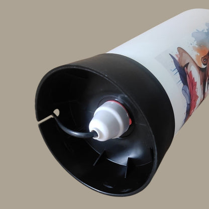 RK-4 Peacock Plume Table Lamp